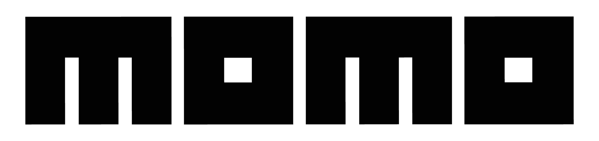 logo momo negro